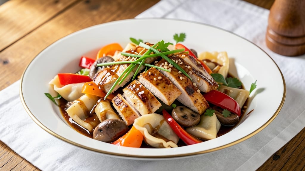 Applebee's Chicken Wonton Stir Fry Recipe: Crispy Wonton Bites in Creamy Sauce