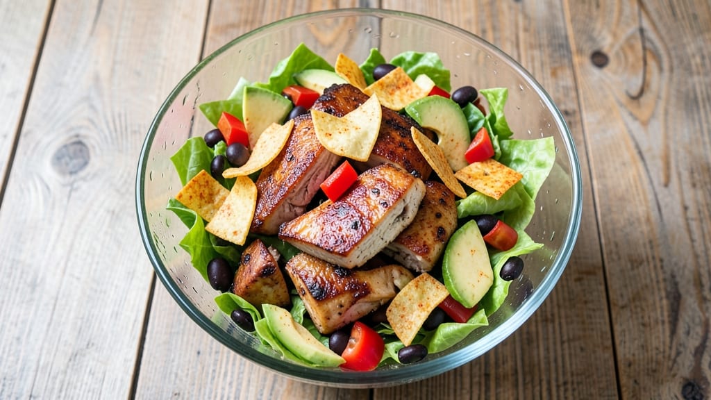 Applebee's Fiesta Chicken Chopped Salad Recipe: Crunchy Tortilla Crust Meets Zesty Lime Dressing