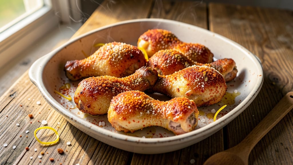 Baked Frozen Chicken Drumsticks Recipe: Crispy Skin, Juicy Meat in One Pan