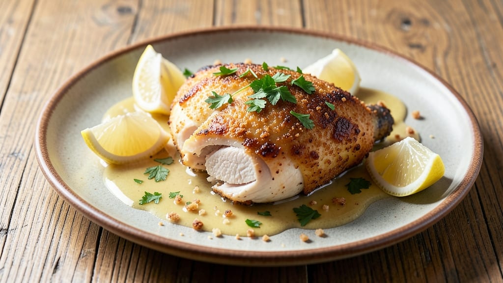Baked Chicken Scampi Recipe: Buttery Garlic Lemon Crust in 30 Minutes