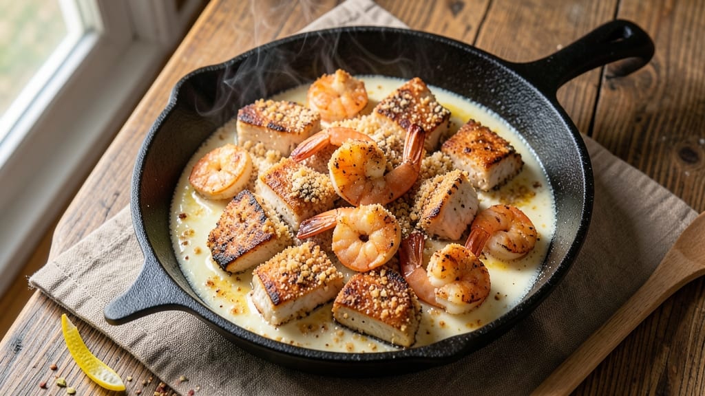 Applebee's Sizzling Chicken And Shrimp Recipe: Triple-Crusted Crunch With Golden Glaze Magic
