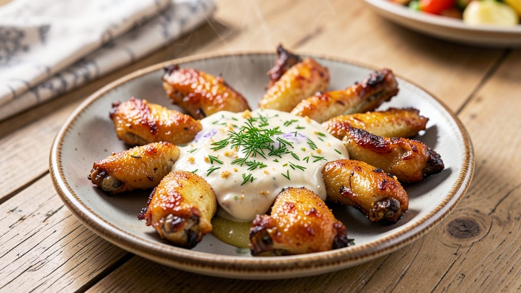 Baked Chicken Wing Dip Recipe: Crispy Bites with Creamy Ranch Magic