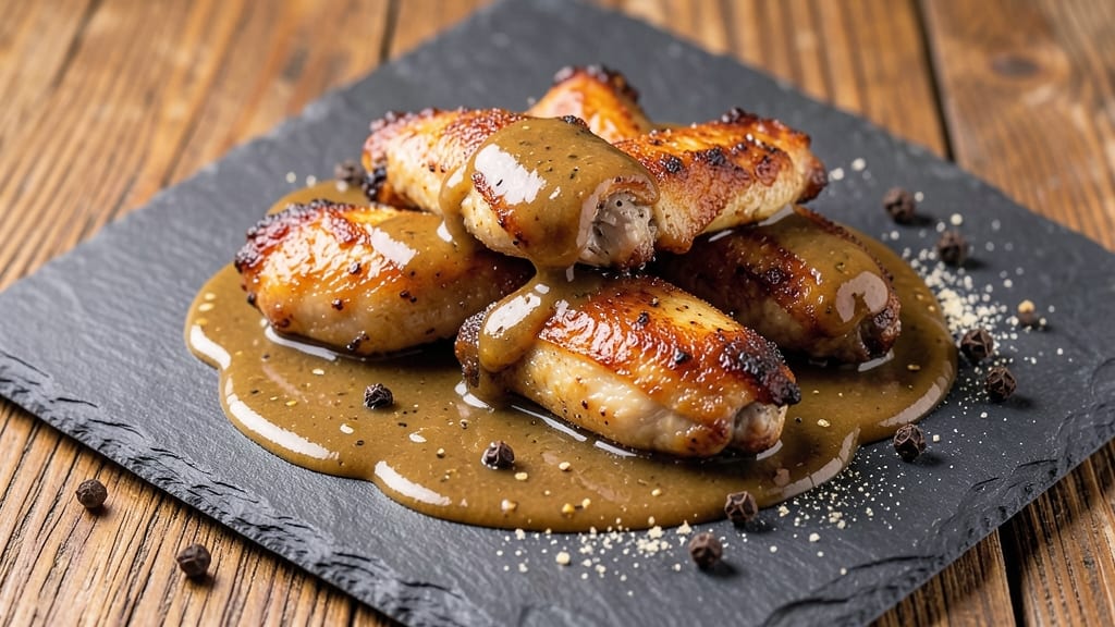 Baked Chicken Wings Gravy Recipe: Rich Pan Sauce Turned into Velvety Dip