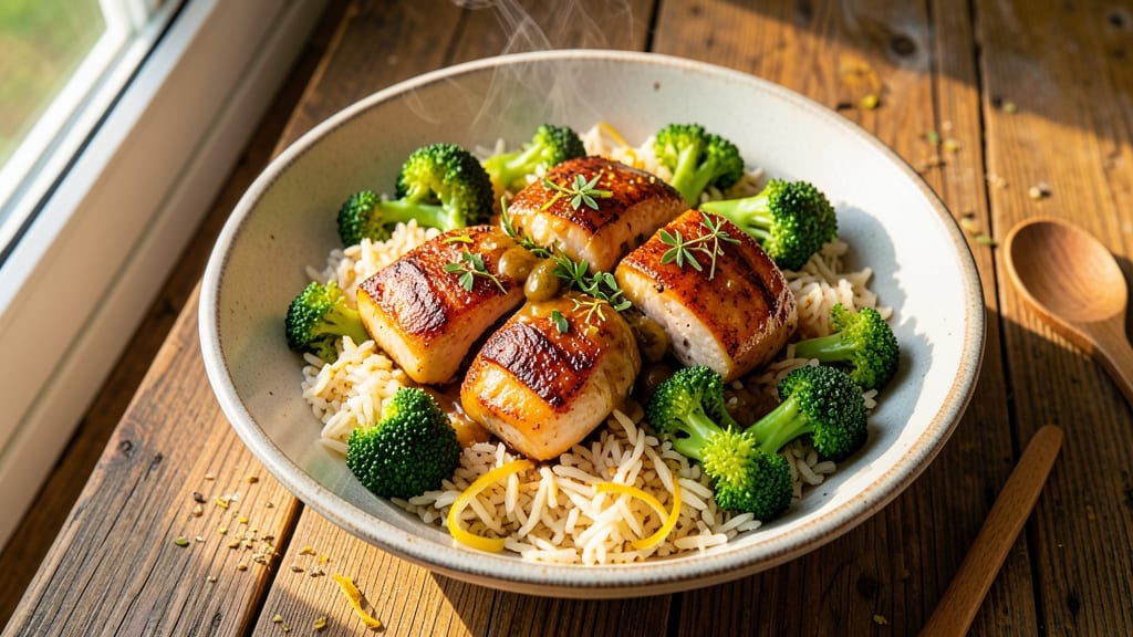 Baked Chicken, Broccoli, and Rice Recipe: One-Pan Meal Prep Magic