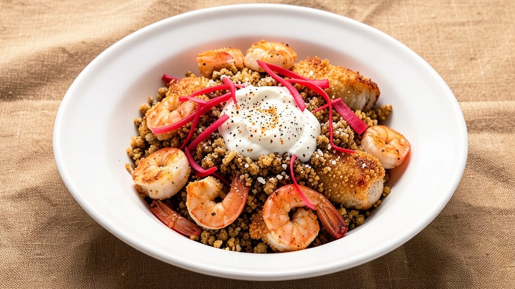 Bang Bang Chicken and Shrimp Copycat Recipe: Crispy Parmesan-Celery Crunch With Creamy Yogurt Dressing