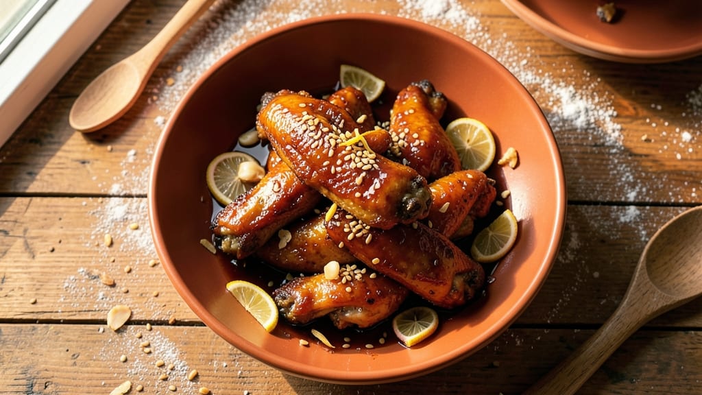 Baked Marinated Chicken Wings Recipe: Sticky-Sweet Glaze That Caramelizes in 40 Minutes