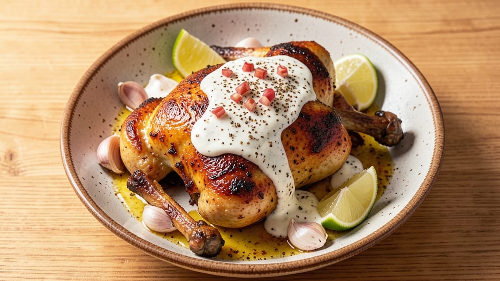 Arabic Roasted Chicken Recipe: Spiced Yogurt Marination for Juicy, Golden Skin