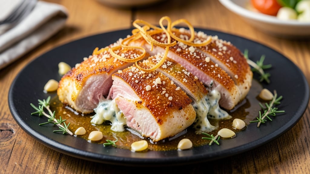 Baked Blue Cheese Chicken Recipe: Crispy Cornflake Crust Meets Bold Tangy Kick