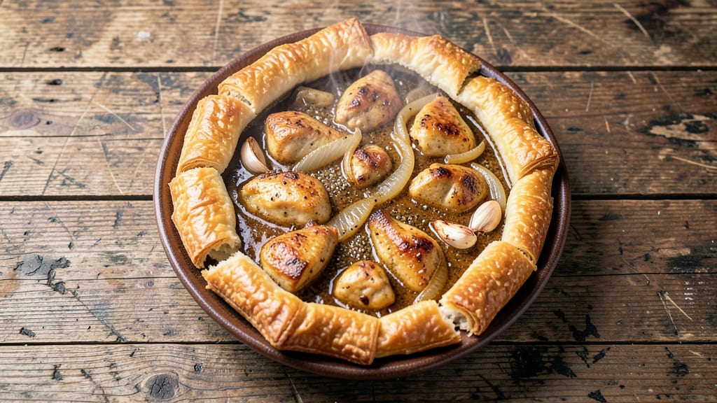 Australian Chicken Curry Pie Recipe: Golden Crust, Spiced Filling in One Dish