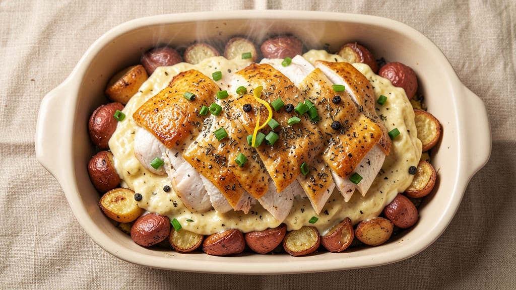 Baked Chicken Divan Recipe: Herb-Buttered Crispy Top and Creamy Centers