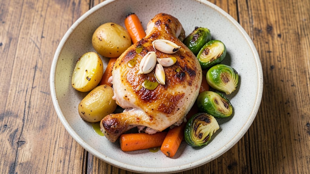 Baked Chicken Thighs With Roasted Veggies Recipe: One-Tray Meal Prep Magic
