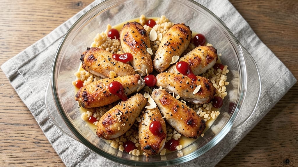 Baked Chicken Wing Dings Recipe: Crispy Cornflake Crunch With Cool Ranch Creaminess