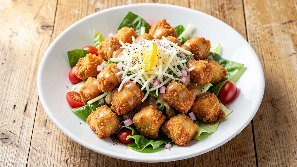 Applebee's Fried Chicken Salad Recipe: Crispy Bites Over Creamy Ranch Dressing