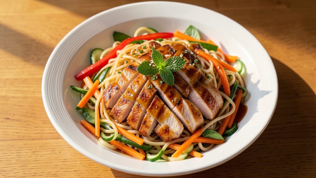 Asian Chicken Noodle Salad Recipe: Vietnamese-Inspired Balance of Crunch and Cream