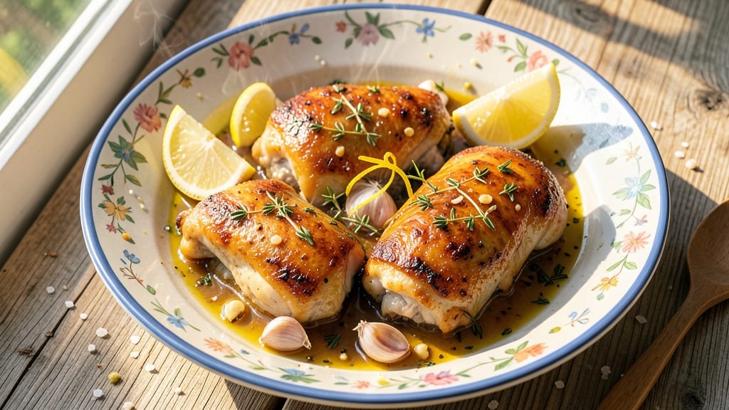 Authentic Greek Lemon Chicken Recipe: Bright Citrus-Marinated Crispy Skin