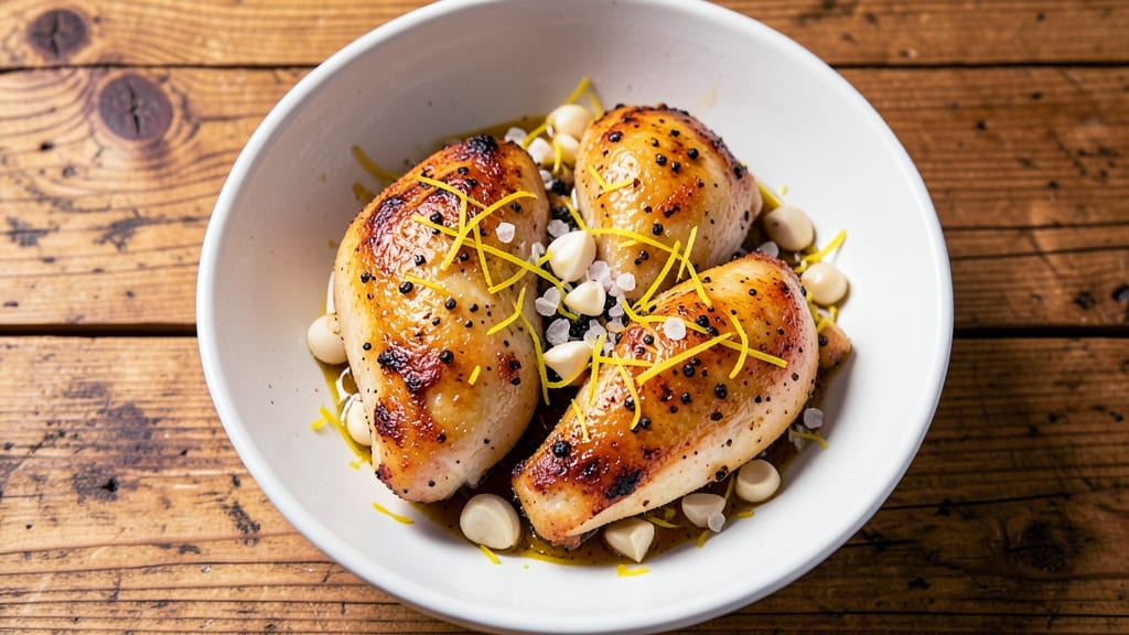 Baked Lemon Pepper Chicken Thighs Recipe: Zesty Crispy Skin With Juicy Centers
