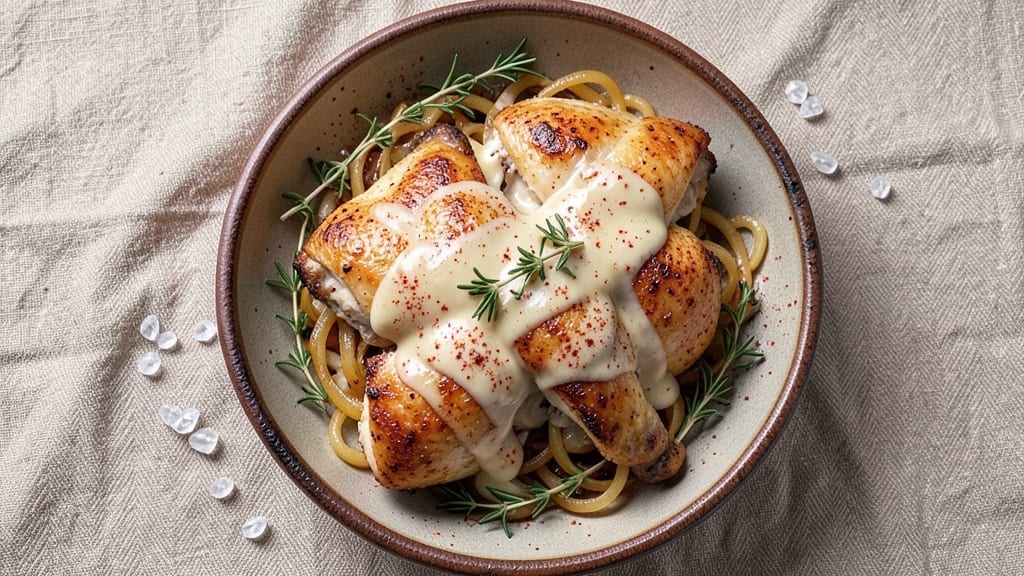 Bobby Flay's Chicken Thigh Recipe: Smoky Garlic Crisp With Juicy Centers