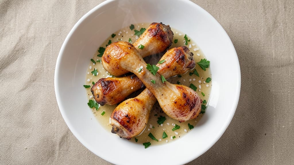 Boiled Chicken Drumsticks Recipe: Crispy-Skinned Juicy Bites in One Pot