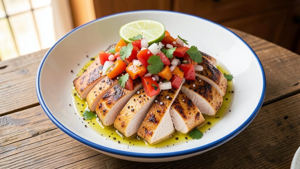 Chicken Breast with Salsa Recipe: Zesty Grilled Perfection in 25 Minutes