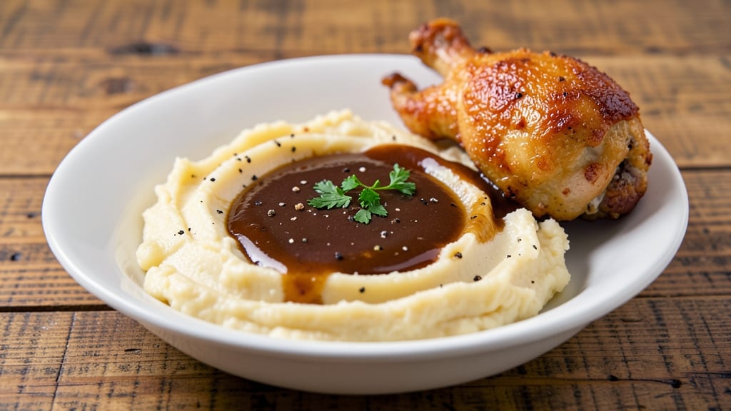 Church's Chicken Mashed Potatoes and Gravy Recipe: Ultra-Smooth Vanilla Bliss With Crisp Celery Crown