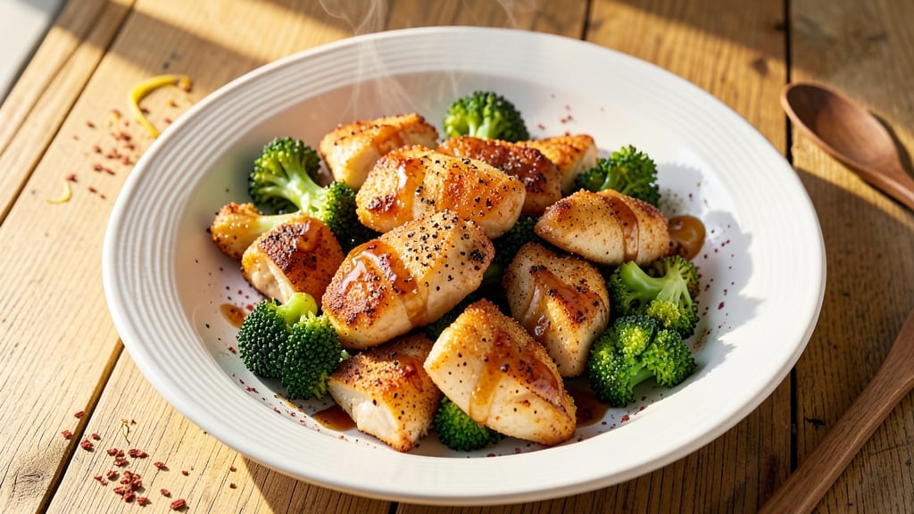 Air Fry Chicken and Broccoli Recipe: Crispy-Tender Bites with Zero Oil