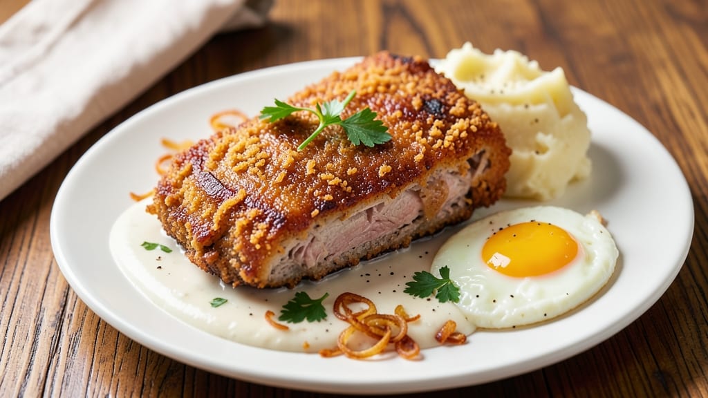 Alton Brown's Chicken Fried Steak Recipe: Triple-Crusted Crunch With Buttermilk Brine Magic