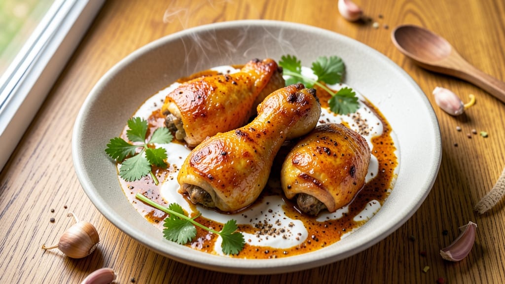 Baked Chicken Thighs Indian Recipe: Turmeric-Garlic Spiced Crunch With Juicy Centers