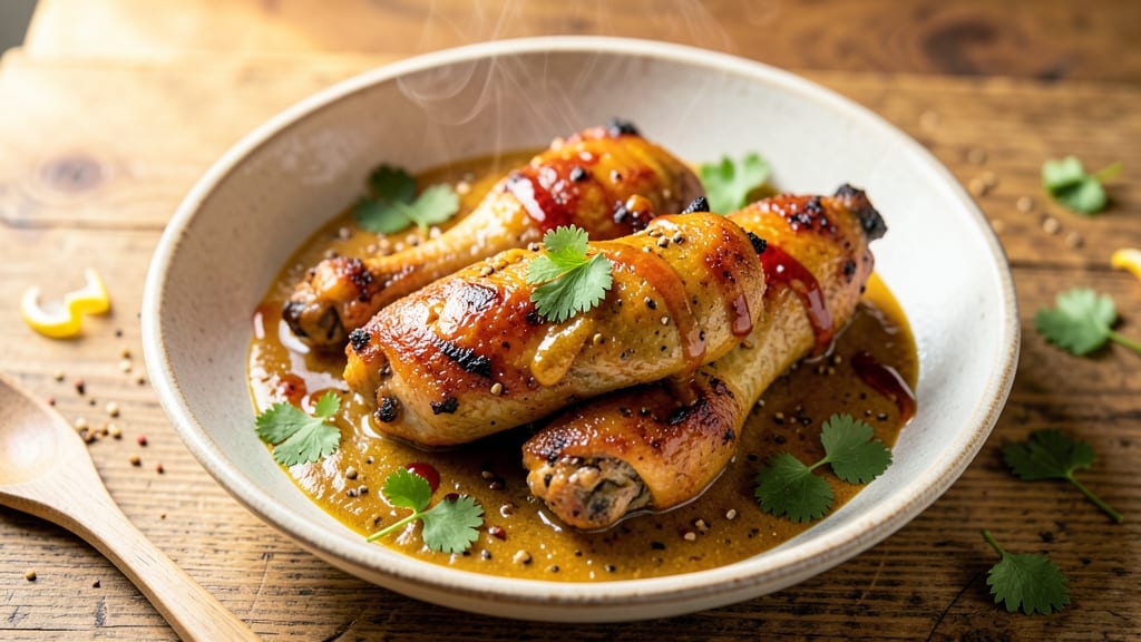 Baked Curry Chicken Thighs Recipe: Golden Crust Meets Spiced Yogurt Tenderness