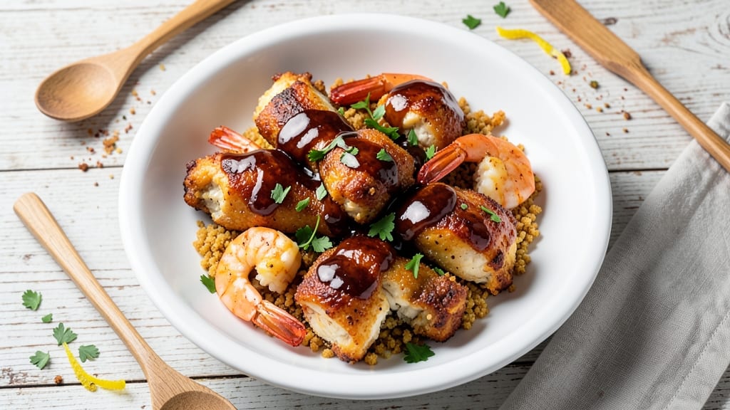 Applebee's Bourbon Chicken And Shrimp Copycat Recipe: Triple-Crusted Crunch With Buttery Glaze Magic