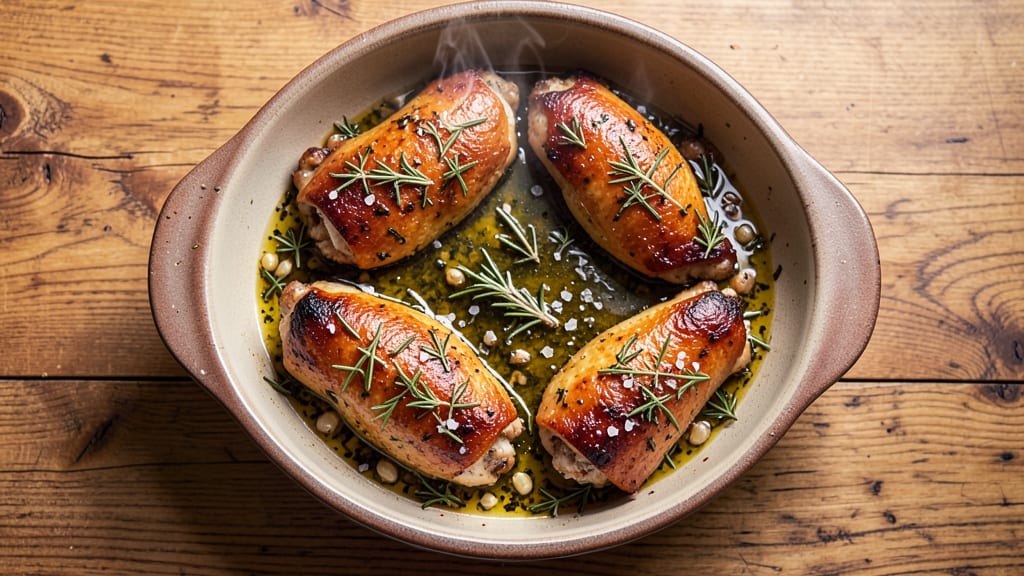 Ina Garten's Baked Chicken Thigh Recipe: Herb-Infused Crispy Skin, Juicy Inside