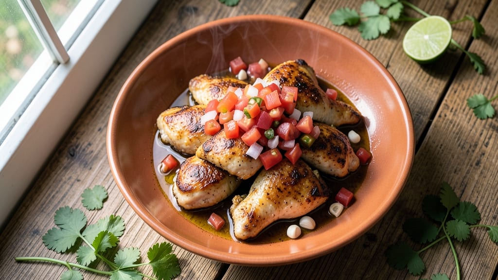 Salsa Chicken Recipe: Smoky Grilled Chicken with Zesty Tomato Heat